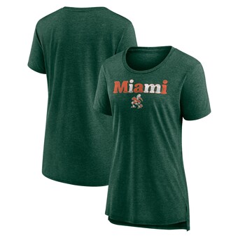 Women's Green Miami Hurricanes Breakneck Speed T-Shirt