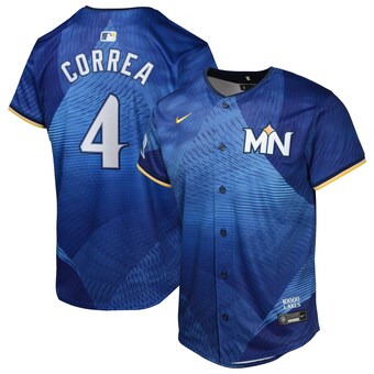 Minnesota Twins Nike Limited City Connect Jersey - Blue - Carlos Correa - Youth