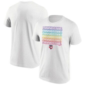 Minnesota Twins Pride Graphic T-Shirt - White - Mens