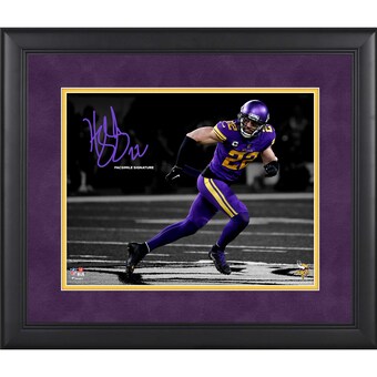 Facsimile Signature Minnesota Vikings Harrison Smith Fanatics Authentic Framed 11" x 14" Spotlight Photograph