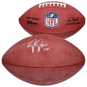 Justin Jefferson Minnesota Vikings Autographed Fanatics Authentic Full Color Duke Pro Football