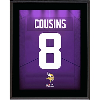 Kirk Cousins Minnesota Vikings Fanatics Authentic 10.5" x 13" Jersey Number Sublimated Player Plaque