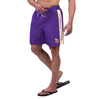 Men's Minnesota Vikings G-III Sports by Carl Banks Purple Streamline Volley Swim Shorts