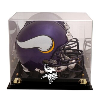 Minnesota Vikings Fanatics Authentic (2013-Present) Golden Classic Helmet Display Case with Mirror Back