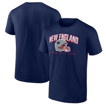 Men's New England Patriots Fanatics  Navy  T-Shirt