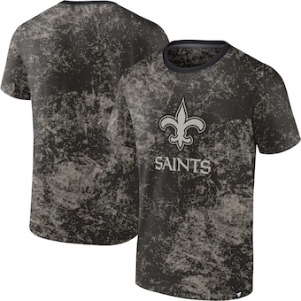 Men's New Orleans Saints Fanatics Black Shadow T-Shirt