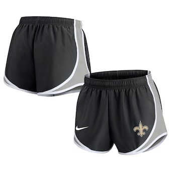 Women's New Orleans Saints Nike Black Tempo Performance Shorts