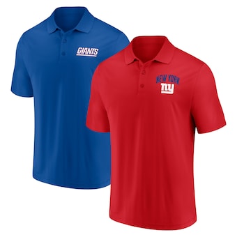 Men's New York Giants Fanatics Lockup Two-Pack Polo Set