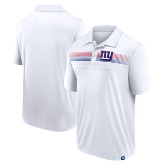 Men's New York Giants White Fanatics Victory For Us Interlock Polo