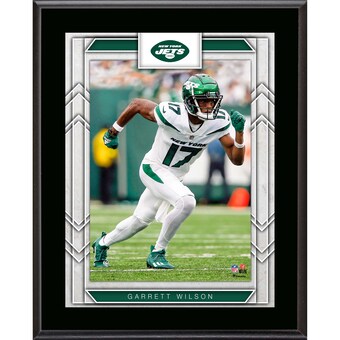 Framed New York Jets Garrett Wilson Fanatics Authentic 10.5" x 13" Sublimated Player Plaque