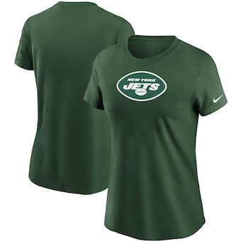 Women's New York Jets Nike Green Logo Essential T-Shirt