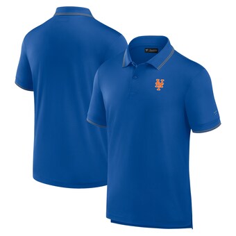 Men's Fanatics Royal New York Mets Pique Polo Shirt