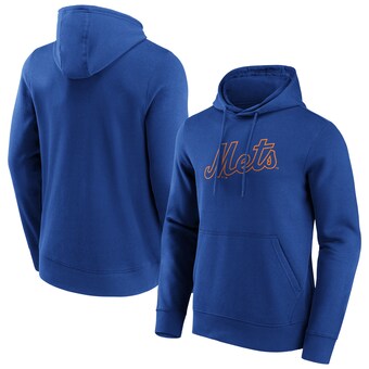 New York Mets Iconic Wordmark Graphic Hoodie - Mens