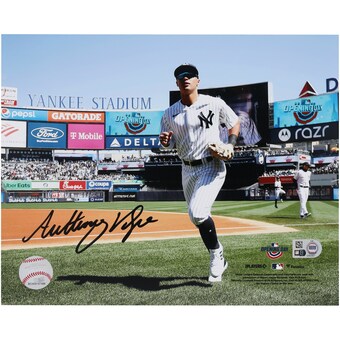 Anthony Volpe New York Yankees Autographed 8" x 10" Opening Day Photograph