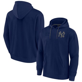 New York Yankees Heritage Fleece Pull Over Hoodie - Mens