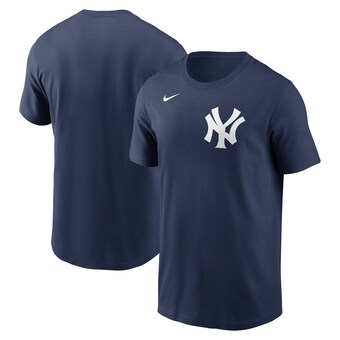 New York Yankees Nike Fuse Wordmark Cotton Tee - Mens