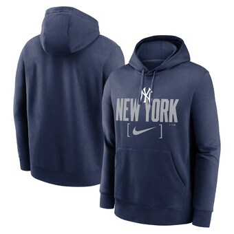 New York Yankees Nike MLB Club Slack Fleece Hoodie – Herren