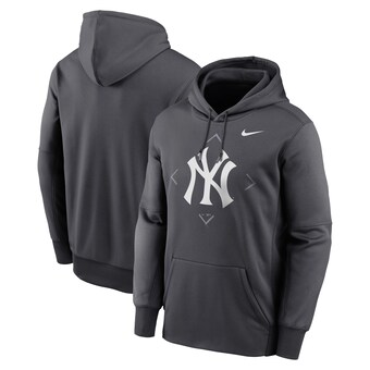 New York Yankees Nike Therma Icon Performance Fleece Pullover - Mens