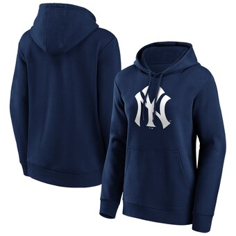 Sudadera con capucha y gráfico del logotipo primario de los New York Yankees - Mujer