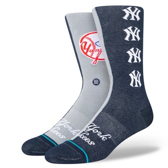 New York Yankees Stance Split Crew Sock - Mens