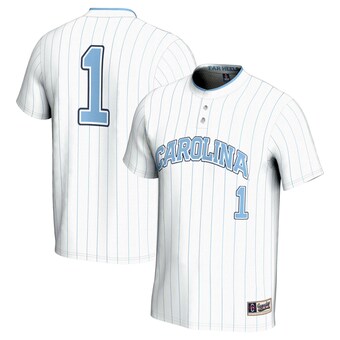 Unisex GameDay Greats #1 White North Carolina Tar Heels Lightweight Softball Jersey