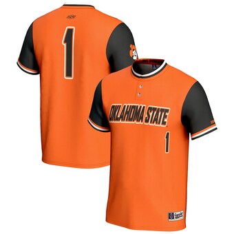 Unisex GameDay Greats #1 Orange Oklahoma State Cowboys Lightweight Softball Jersey