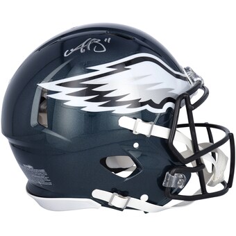 Autographed Philadelphia Eagles A.J. Brown Fanatics Authentic Riddell Authentic Helmet