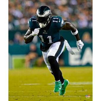 Unsigned Philadelphia Eagles A.J. Brown Fanatics Authentic Running a Vertical Route Photograph