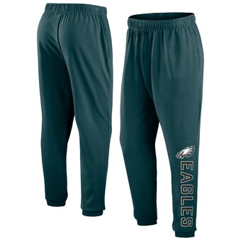 Men's Philadelphia Eagles Fanatics Midnight Green Chop Block Fleece Sweatpants