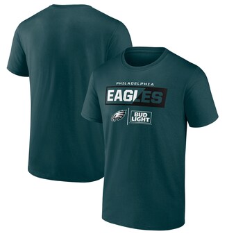 Men's Philadelphia Eagles Green NFL x Bud Light T-Shirt