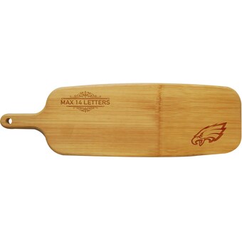 Philadelphia Eagles Personalized Bamboo Paddle Serving Board