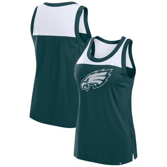 Women's Philadelphia Eagles Fanatics Midnight Green Sequin Tank Top