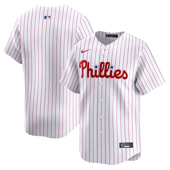 Camiseta Nike blanca de local de los Philadelphia Phillies para hombre