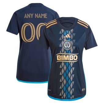 Women's Philadelphia Union  adidas Navy 2024 The XV Kit Replica Custom Jersey