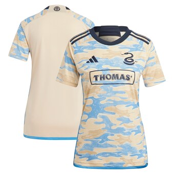 Women's Philadelphia Union adidas Tan 2023 For Philly Replica Jersey