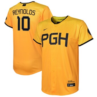 Pittsburgh Pirates Nike Official Replica City Connect Jersey - Youth with Reynolds 10 printing