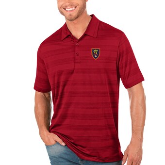 Men's Real Salt Lake Antigua Red Compass Polo