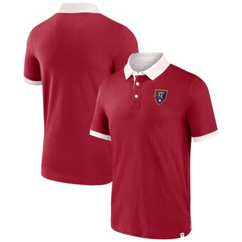 Men's Real Salt Lake Fanatics Red Second Period Polo Shirt