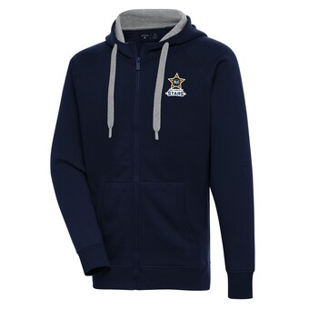 Men's Salt Lake City Stars  Antigua Navy Victory Full-Zip Hoodie