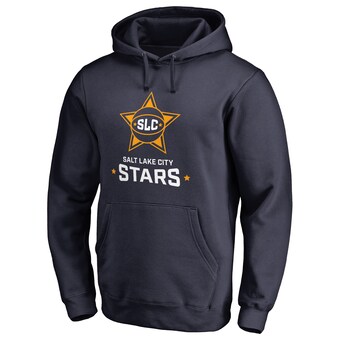 Men's Salt Lake City Stars Navy Primary Logo Pullover Hoodie