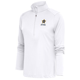 Women's Salt Lake City Stars Antigua White Tribute Half-Zip Pullover Top