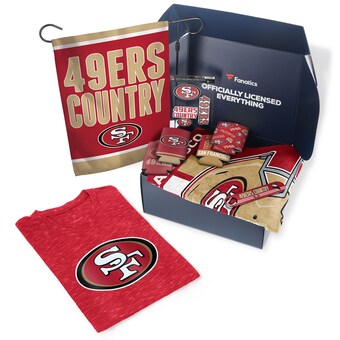 San Francisco 49ers Fanatics Pack Tailgate Game Day Essentials T-Shirt Gift Box - $107+ Value