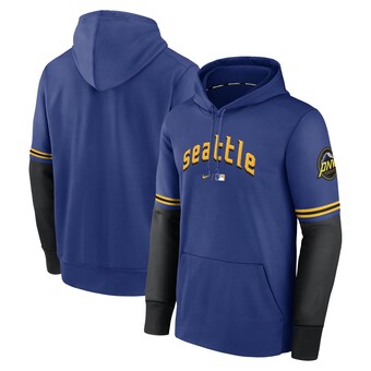 Seattle Mariners Nike City Connect Therma Hoodie - Mens