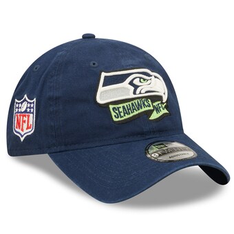 Men's Seattle Seahawks New Era Navy 2022 Sideline 9TWENTY Adjustable Hat