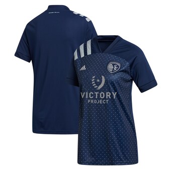 Women's Sporting Kansas City adidas Blue 2021 Secondary Replica Jersey