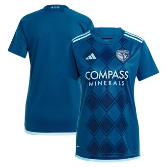 Women's Sporting Kansas City  adidas Navy 2024 Diamonds Our Forever Replica Jersey