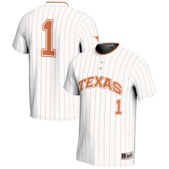 Youth GameDay Greats #1 White Texas Longhorns Lightweight Softball Jersey