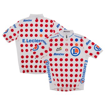 Tour de France 2024 Replica Team Jersey by Santini - Polka - Junior