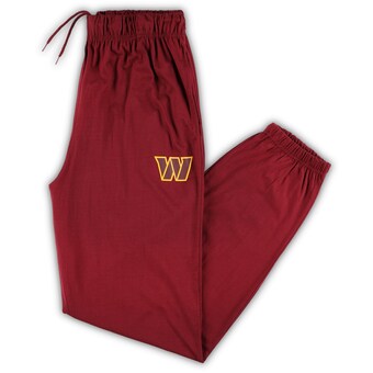 Men's Washington Commanders Fanatics Burgundy Big & Tall Tracking Lightweight Pajama Pants