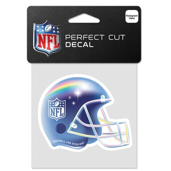 NFL  WinCraft Pride Collection 4" x 4" Perfect Cut Decal